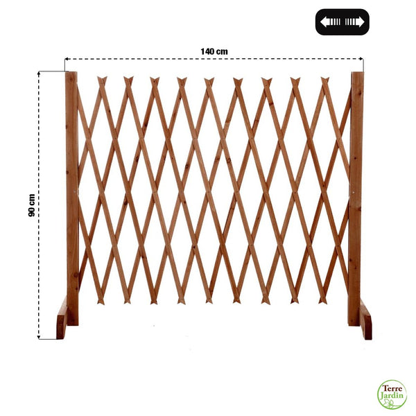 BARRIÈRE EXTENSIBLE BOIS 90 CM (2)