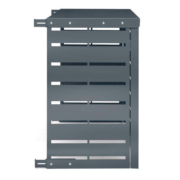 CACHE CLIMATISEUR EXTÉRIEUR MÉTAL GRIS 95x50x80 CM (3)