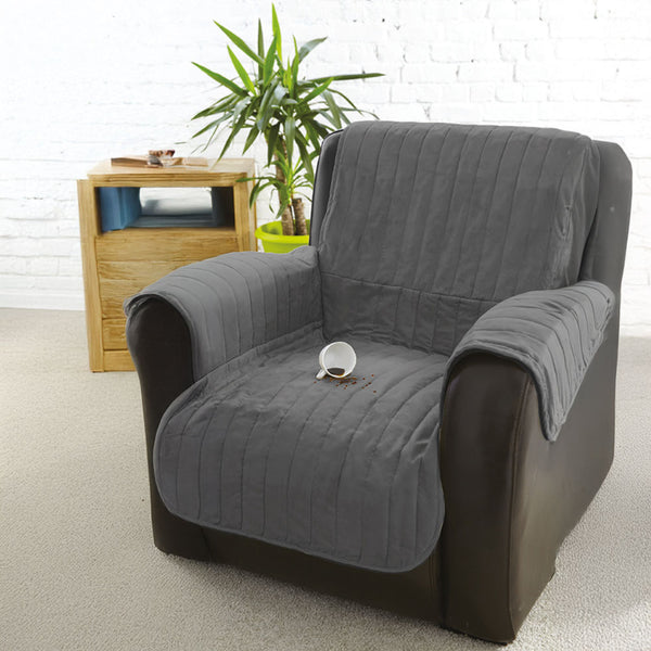 COUVRE FAUTEUIL ET CANAPÉ WATERPROOF MARRON (5) & COUVRE FAUTEUIL WATERPROOF ANTHTRACITE