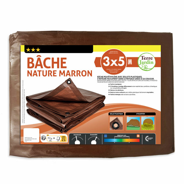 BÂCHE MARRON NATURE (3)