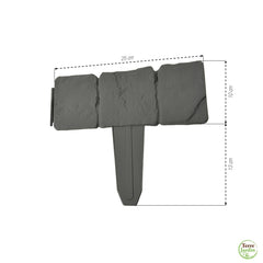 BORDURETTES IMITATION PIERRE, Lot de 10 (1)