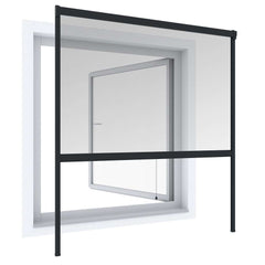 STORE MOUSTIQUAIRE AJUSTABLE 130 X 160 CM (1) & STORE MOUSTIQUAIRE 130 X 160 CM ALU GRIS