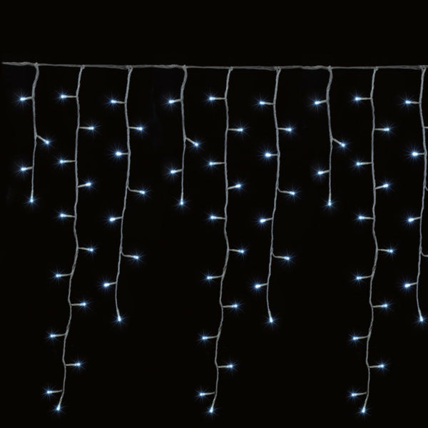 GUIRLANDE STALACTITES 8M 480 LED BLANC & GUIRLANDE STALACTITES 20M 1600 LED BLANC
