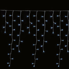 GUIRLANDE STALACTITES SOLAIRE 4M BLANC FROID & GUIRLANDE STALACTITES SOLAIRE 10M BLANC FROID