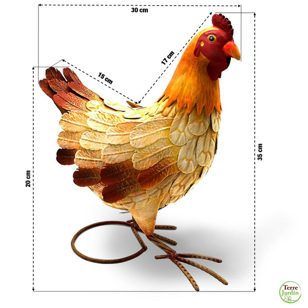 POULE MÉTAL (1)