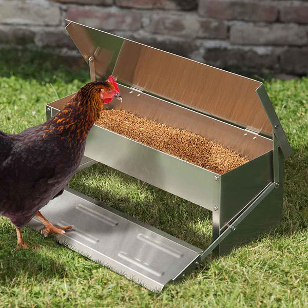 MANGEOIRE À POULES À PÉDALE (4)