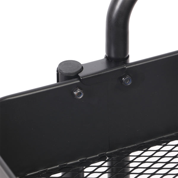 CHARIOT DE RANGEMENT DESSERTE NOIRE (6)