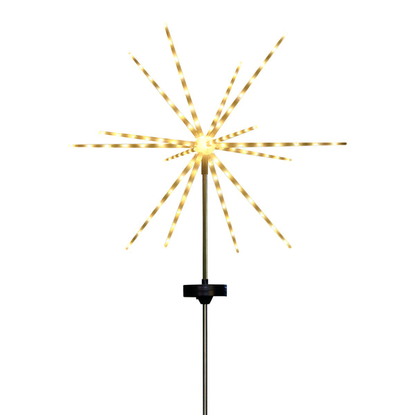 FEU D'ARTIFICE SOLAIRE À PLANTER (1) & FEU D'ARTIFICE SOLAIRE À PLANTER BLANC CHAUD