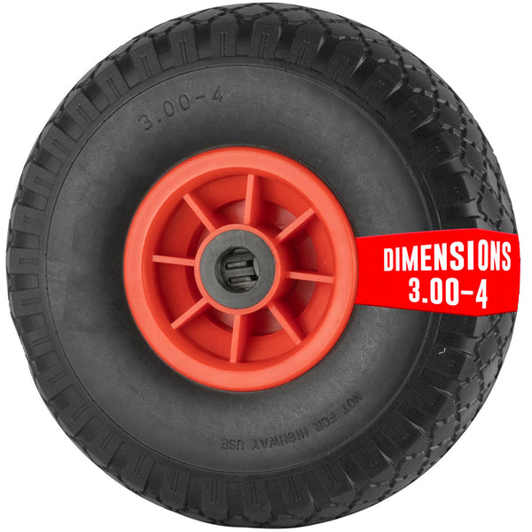 ROUE INCREVABLE Ø 260 MM AXE CENTRAL (3)