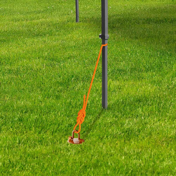 PIQUETS D'ANCRAGE SPIRALE MÉTAL X4 (6)