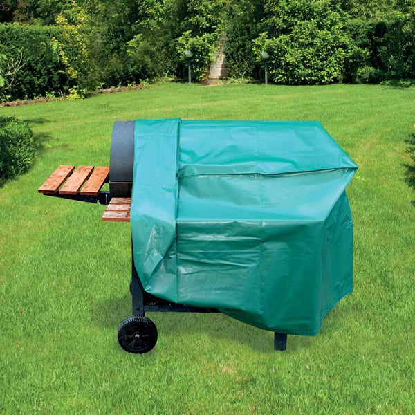 HOUSSE BARBECUE PVC VERT (2)