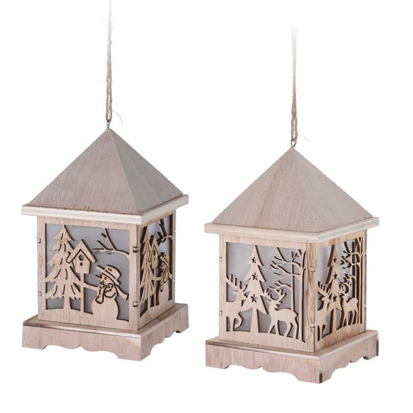 LANTERNE LED EN BOIS 16 CM (2)