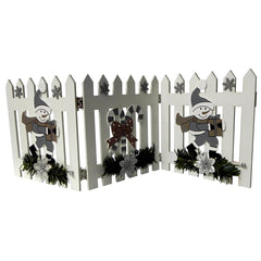 BARRIÈRE DÉCORATIVE POUR SAPIN BLANCHE (1)