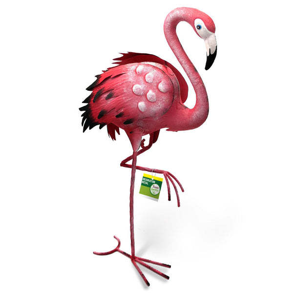 FLAMANT ROSE MÉTAL (2)