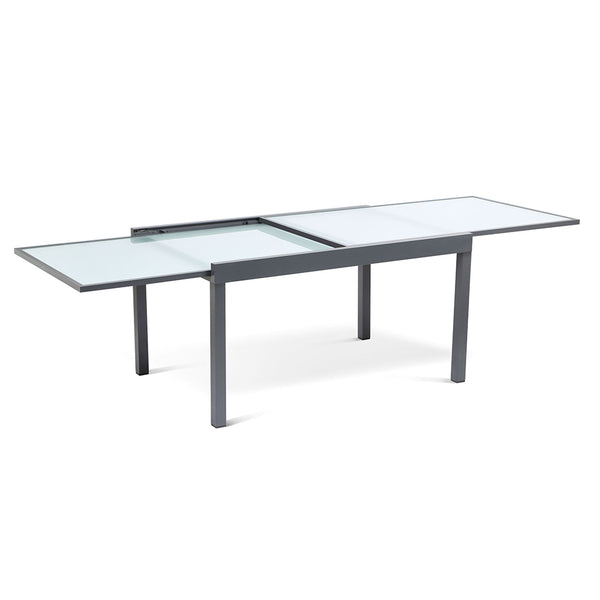 TABLE EXTENSIBLE VERRE TREMPÉ (7)