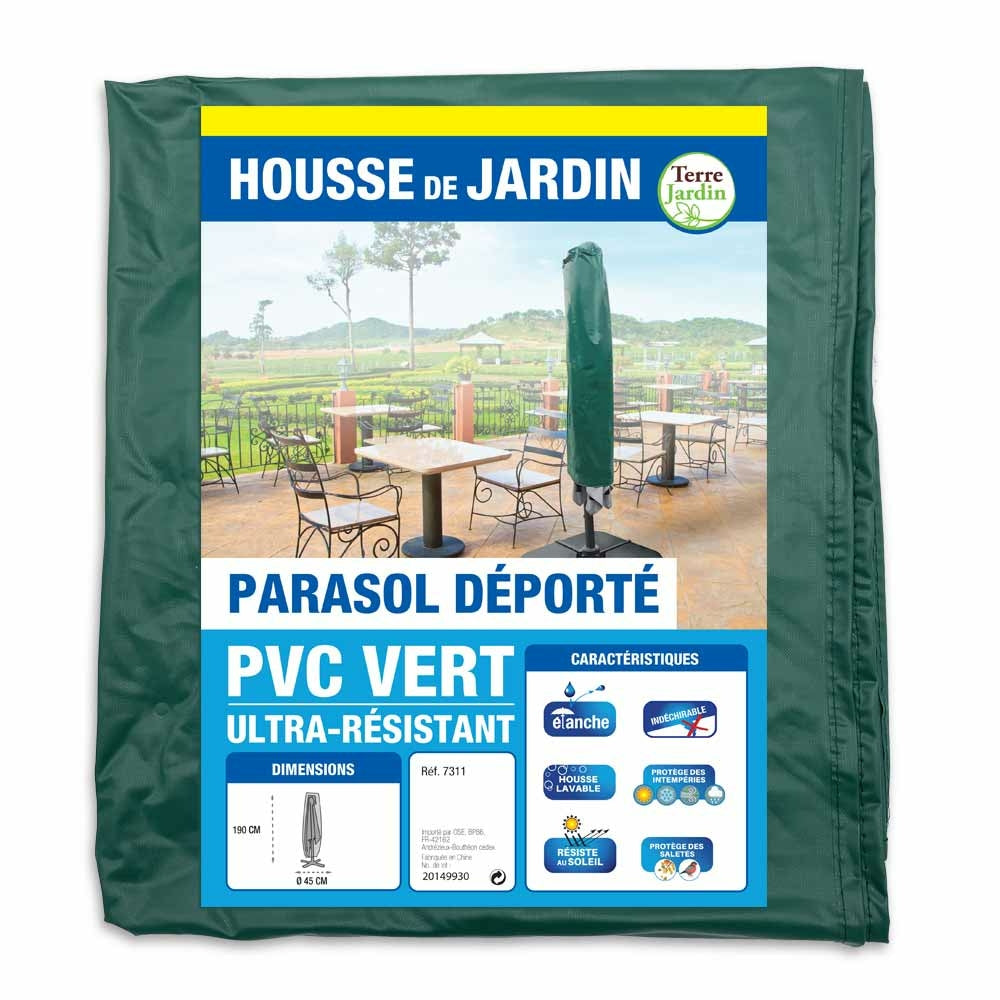 Housse Parasol Déporté, Housse de Protection pour Parasol avec et