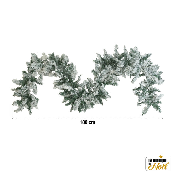 GUIRLANDE SAPIN ENNEIGÉE 160 BRANCHES 180 CM (3)