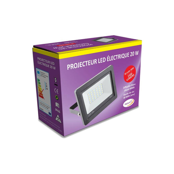PROJECTEUR LED ÉLECTRIQUE 20W