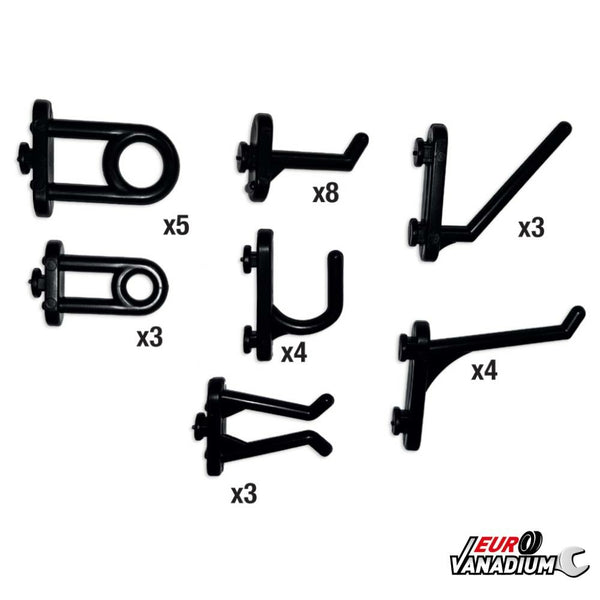 CROCHETS PANNEAUX MURAUX PLASTIQUE X 30 (1)