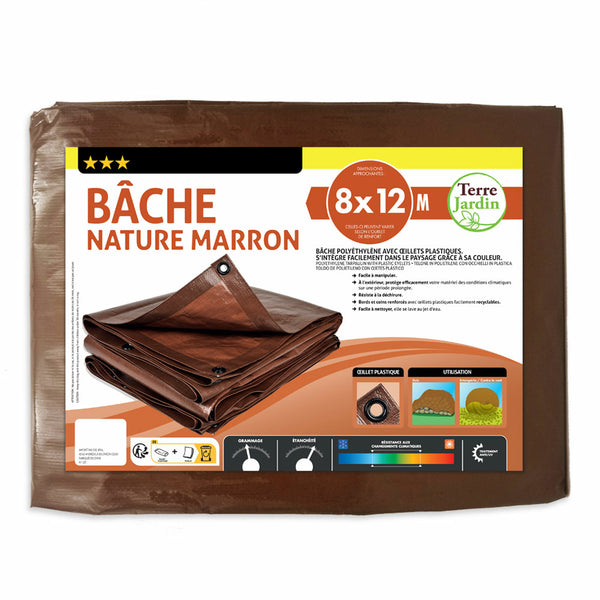 BÂCHE MARRON NATURE (7)