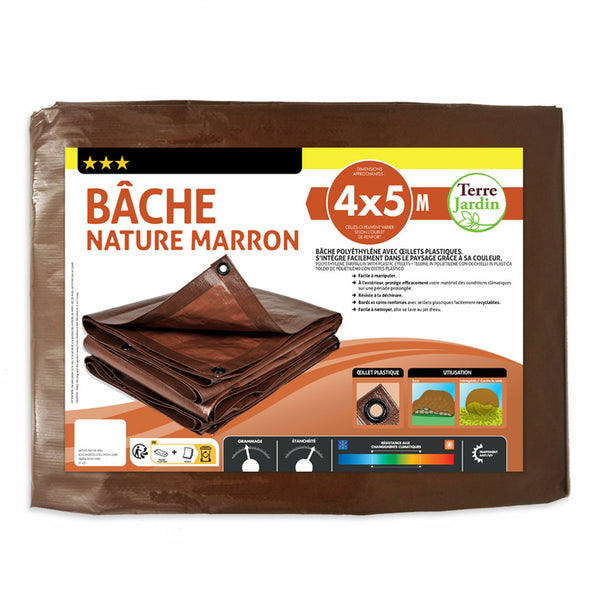 BÂCHE MARRON NATURE (4)