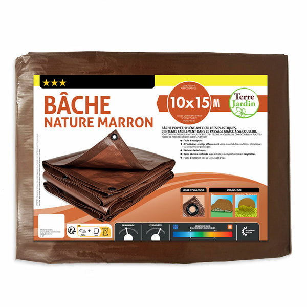 BÂCHE MARRON NATURE (8)