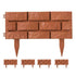 BORDURETTES IMITATION BRIQUE, Lot de 4