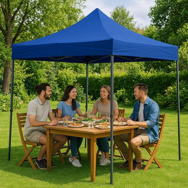 TENTE PLIANTE PRO 3 X 3 M BLEU MARINE (3)