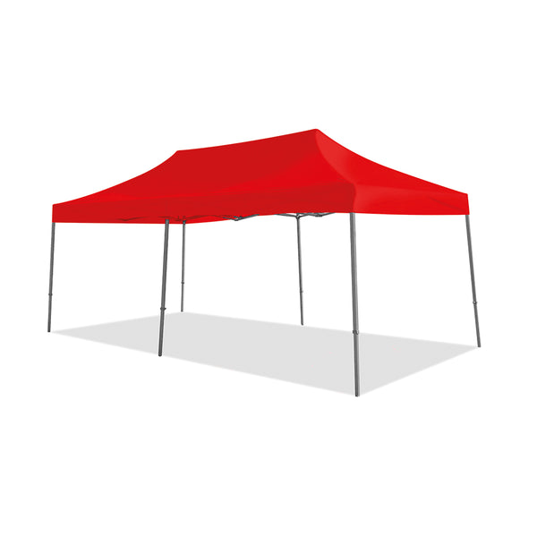 TOIT TENTE PLIANTE PRO 3 X 6 M (2) & TOIT TENTE PLIANTE PRO 3 X 3 M ROUGE