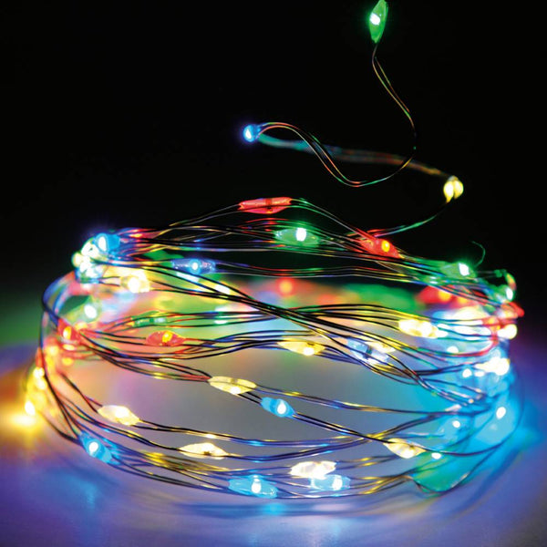 GUIRLANDE CUIVRE À PILES (3) & GUIRLANDE CUIVRE À PILES 40 LED MULTICOLORE