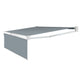 STORE BANNE 2 EN 1 GRIS 4 X 3 M