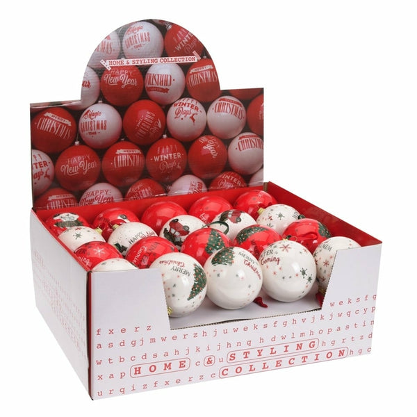 BOULE DE NOËL AVEC DESSINS (2)