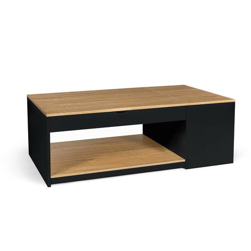TABLE BASSE PLATEAU RELEVABLE AVEC COFFRE (1)
