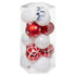 BOULES DE NOËL 50 MM X15 & BOULES DE NOËL 50 MM X15 ROUGES ET BLANCHES
