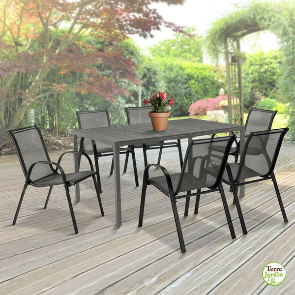 CHAISES TEXTILÈNE EMPILABLES X6 (11)