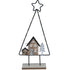 SAPIN EN MÉTAL LUMINEUX 8 LED 29 CM