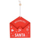 SUSPENSION ENVELOPPE EN BOIS NOËL