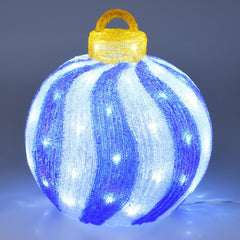 BOULE DE NOËL 60 LED ÉLECTRIQUE (1) & BOULE DE NOËL 60 LED ÉLECTRIQUE BLEU ET BLANCHE
