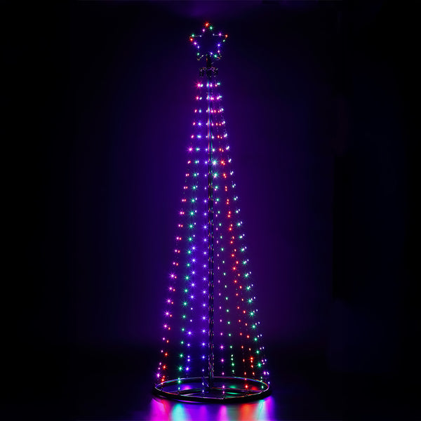 SAPIN ÉLECTRIQUE 610 LED MULTICOLORE (3)