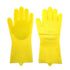 GANTS ÉPONGE SILICONE JAUNE