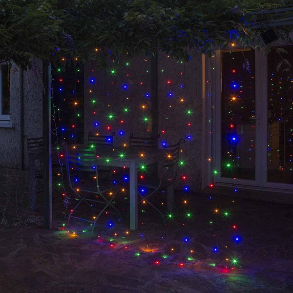 RIDEAU SOLAIRE LUMINEUX 200 LED (2)