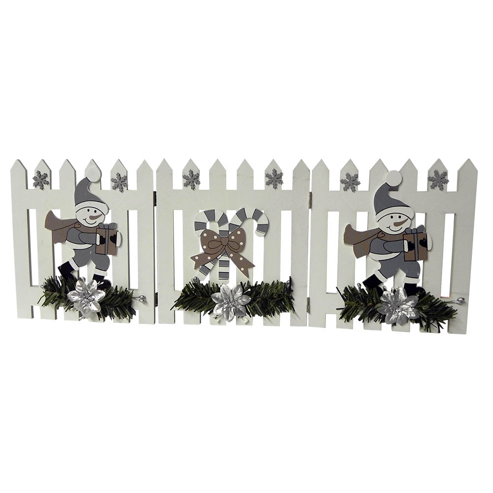 BARRIÈRE DÉCORATIVE POUR SAPIN BLANCHE