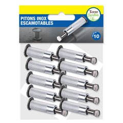 PITONS ESCAMOTABLES INOX X10 (1)