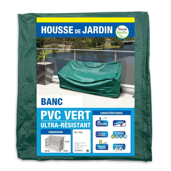 HOUSSE BANC DE JARDIN PVC VERT (2)