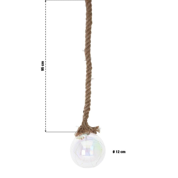 CORDE AVEC BOULE EN VERRE À PILES (1)
