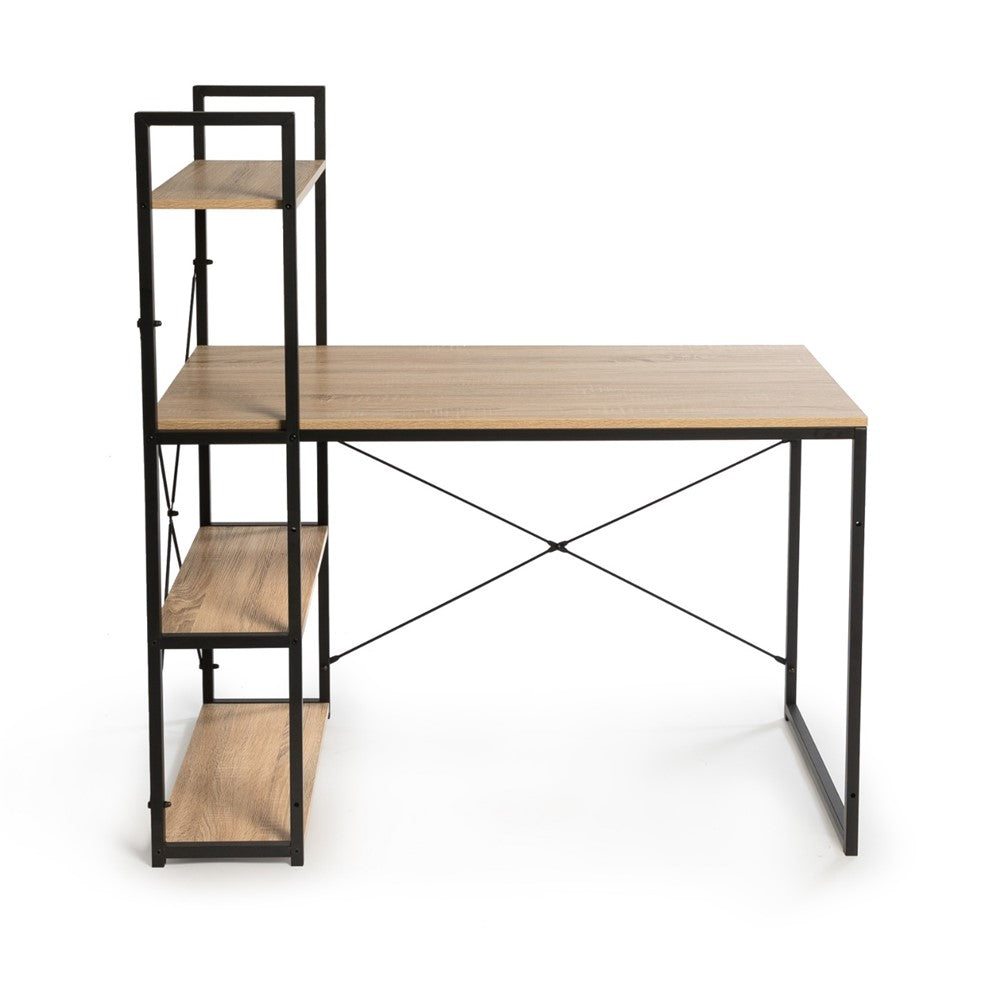 BUREAU MEMPHIS AVEC ETAGERES