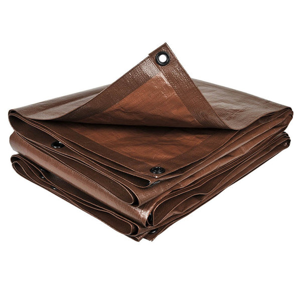 BÂCHE MARRON NATURE 3 X 5 M & BÂCHE MARRON NATURE 4 X 5 M & BÂCHE MARRON NATURE 5 X 8 M