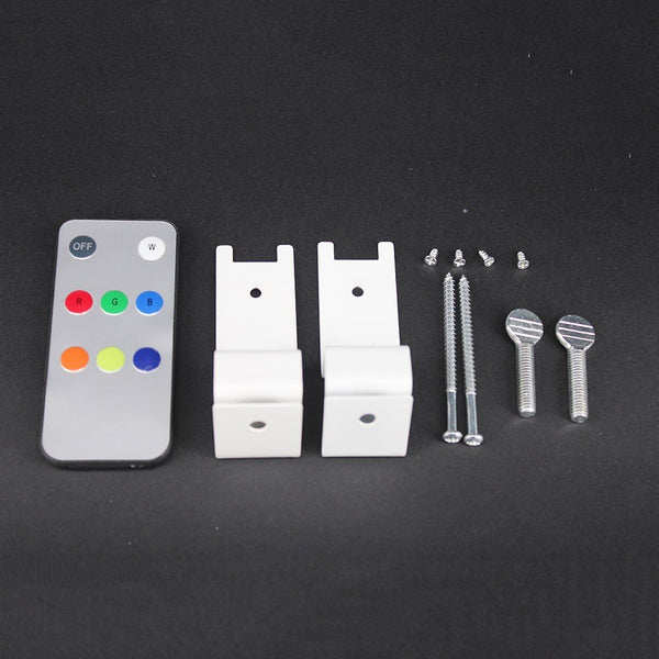 LAMPES DE GOUTTIERE SOLAIRES 3 LED COULEUR TELECOMMANDEES X2 (3)